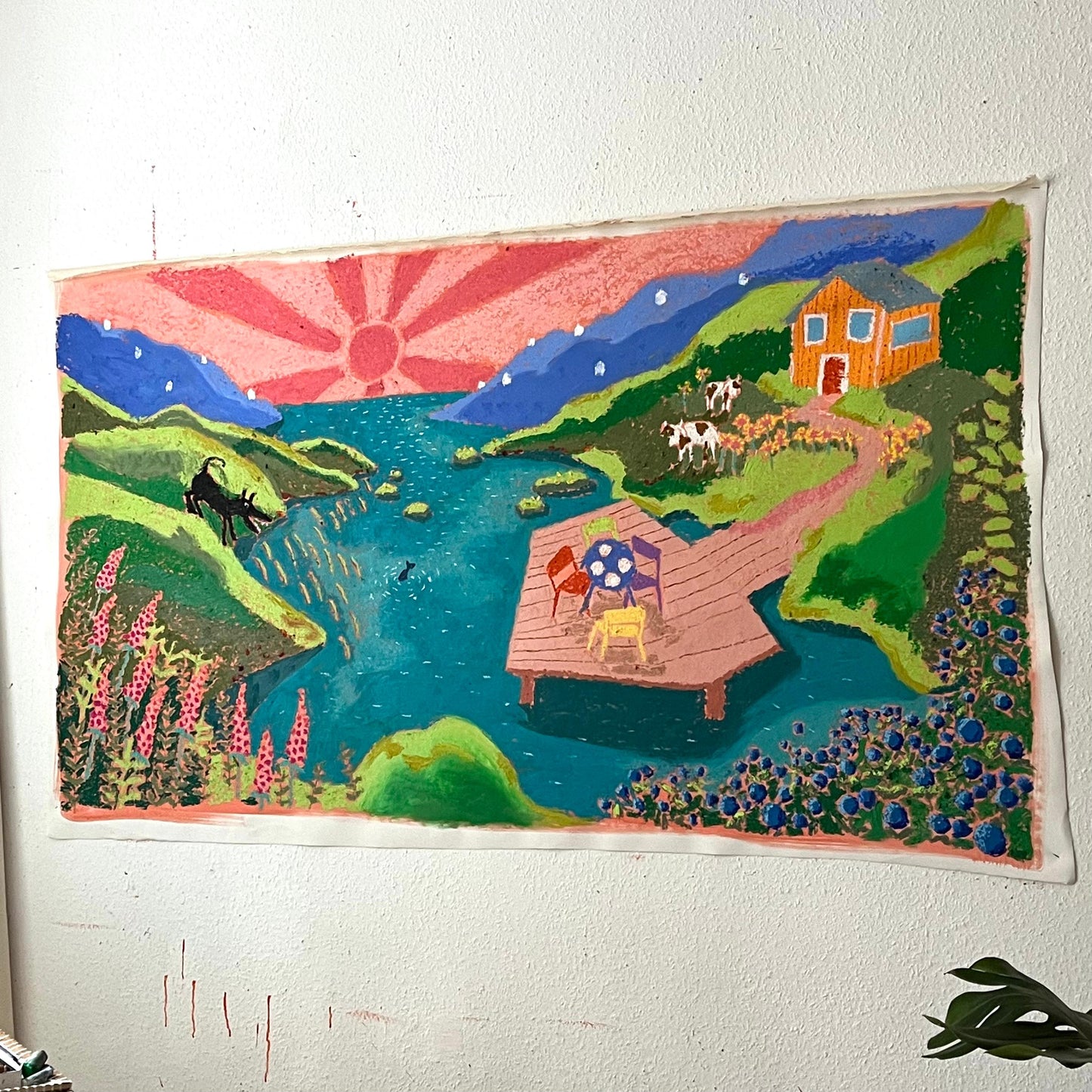 Hønefoss - Original without frame