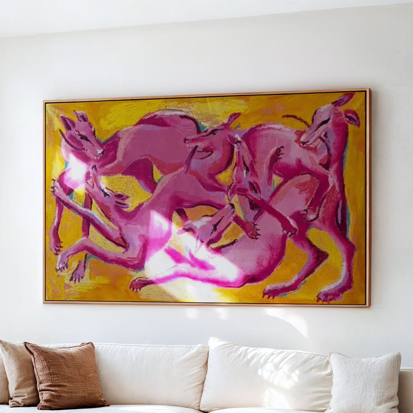 Lucys and Rayas - Original without frame