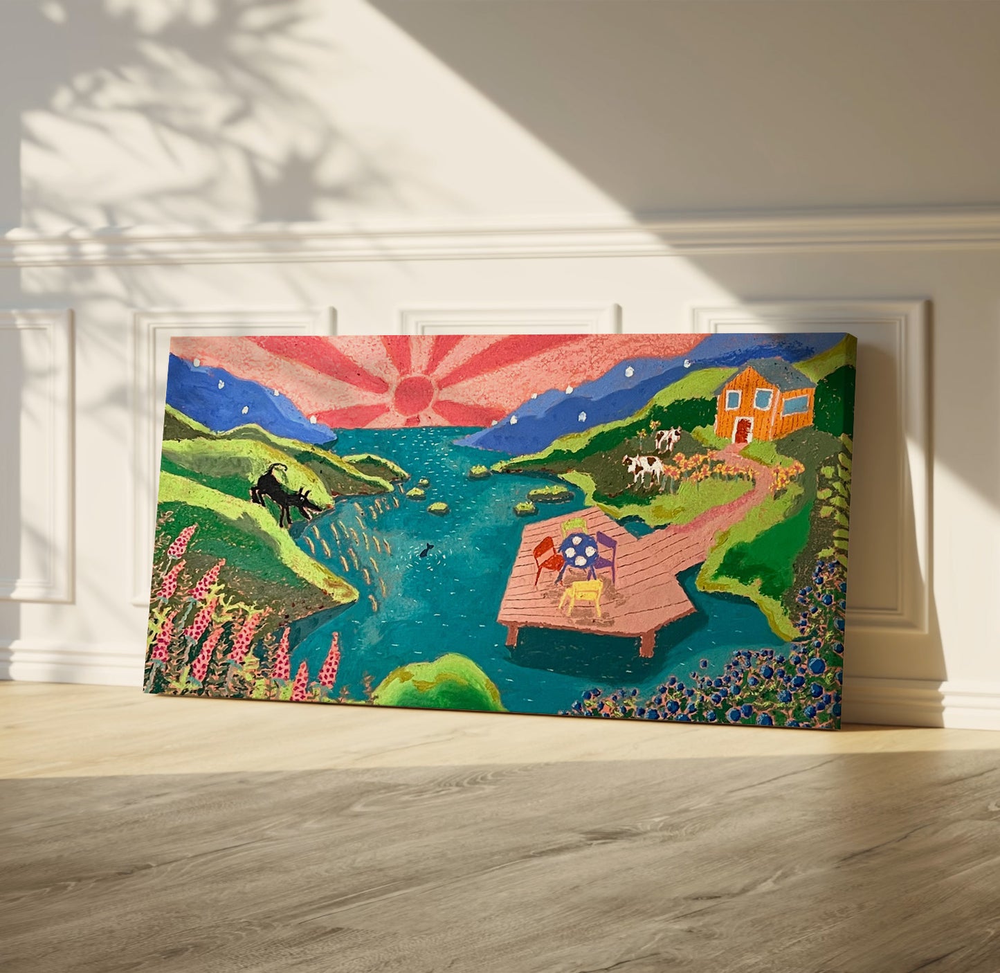 Hønefoss - Original without frame