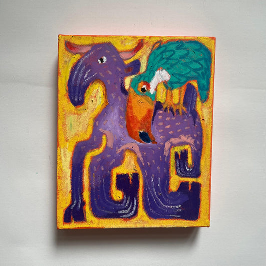 Saiga with toucan - Original